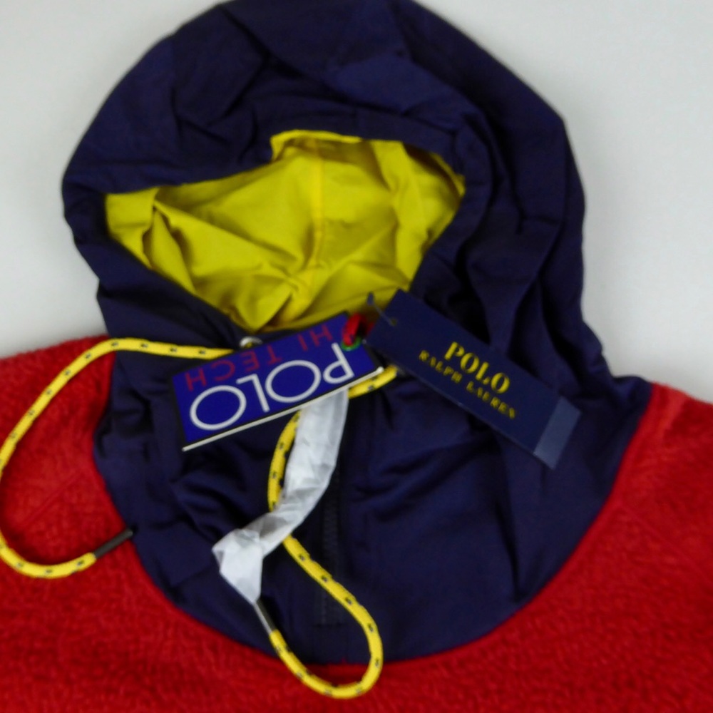 Polo Ralph Lauren Hi-Tech Fleece Hoodie Sweatshirt - Picture 3 of 8